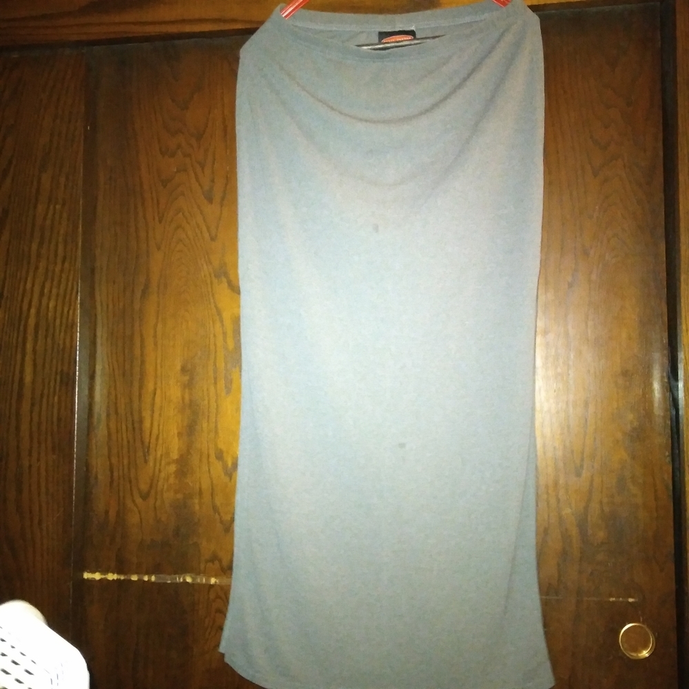 Size L, EXACT CHANGE long skirt, gray